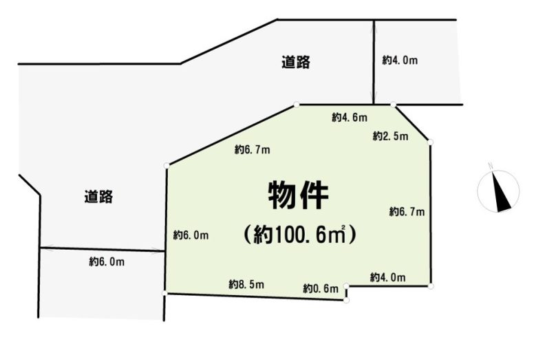 茅ヶ崎市浜竹四丁目　売地２区画、登録情報！